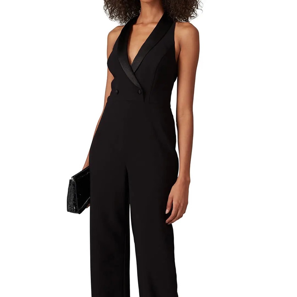 Aidan Matrix tux jumpsuit black